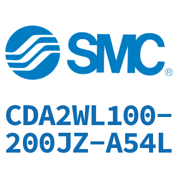 Axial pedestal type standard cylinder-CDA2WL100-200JZ-A54L