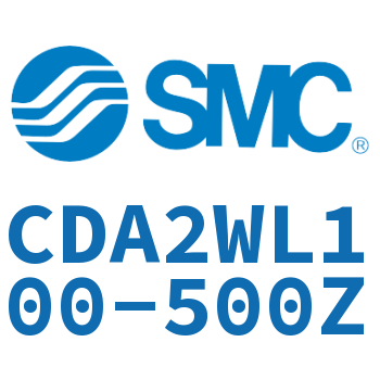 Axial pedestal type standard cylinder-CDA2WL100-500Z