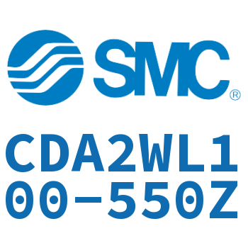 Axial pedestal type standard cylinder-CDA2WL100-550Z