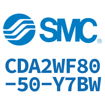 Rod side flanged standard cylinder-CDA2WF80-50-Y7BW