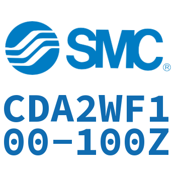 Rod side flanged standard cylinder-CDA2WF100-100Z