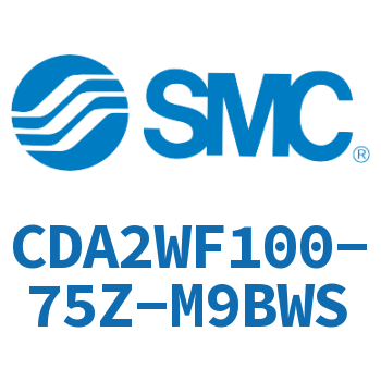 Rod side flanged standard cylinder-CDA2WF100-75Z-M9BWS