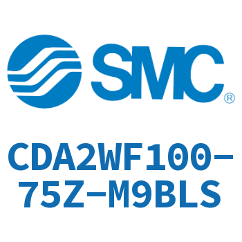 Rod side flanged standard cylinder-CDA2WF100-75Z-M9BLS