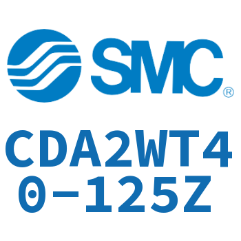 Middle trunnion type standard cylinder-CDA2WT40-125Z