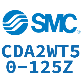 Middle trunnion type standard cylinder-CDA2WT50-125Z