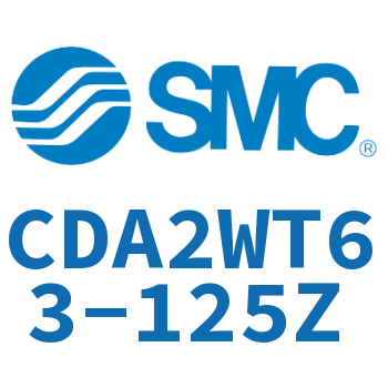 Middle trunnion type standard cylinder-CDA2WT63-125Z