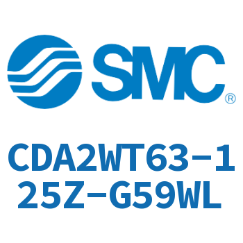 Middle trunnion type standard cylinder-CDA2WT63-125Z-G59WL