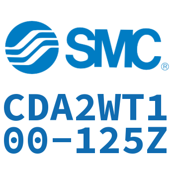 Middle trunnion type standard cylinder-CDA2WT100-125Z