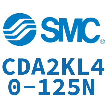 Axial pedestal type standard cylinder-CDA2KL40-125N