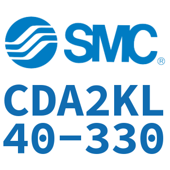 Axial pedestal type standard cylinder-CDA2KL40-330