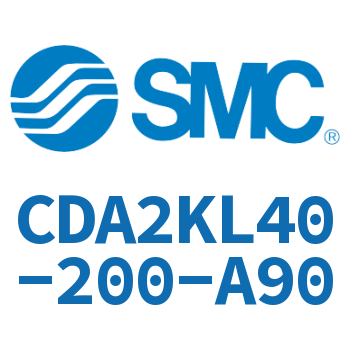 Axial pedestal type standard cylinder-CDA2KL40-200-A90