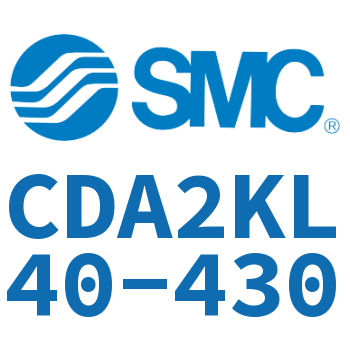 Axial pedestal type standard cylinder-CDA2KL40-430