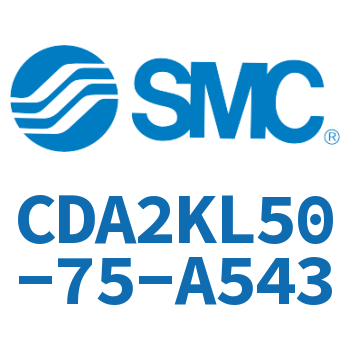 Axial pedestal type standard cylinder-CDA2KL50-75-A543