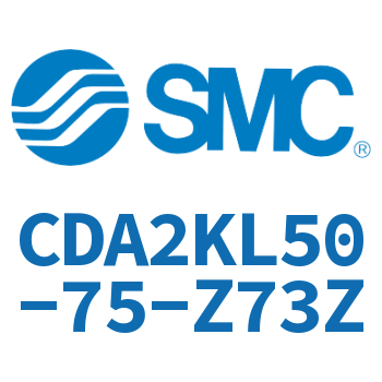 Axial pedestal type standard cylinder-CDA2KL50-75-Z73Z