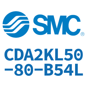 Axial pedestal type standard cylinder-CDA2KL50-80-B54L