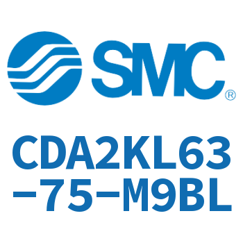 Axial pedestal type standard cylinder-CDA2KL63-75-M9BL