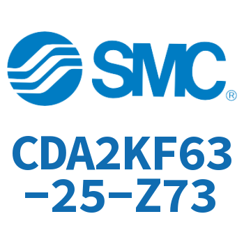 Rod side flanged standard cylinder-CDA2KF63-25-Z73