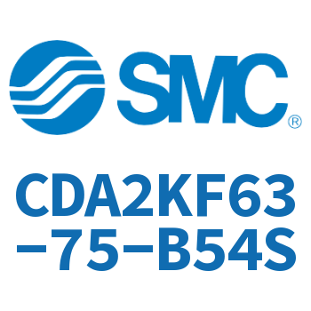 Rod side flanged standard cylinder-CDA2KF63-75-B54S