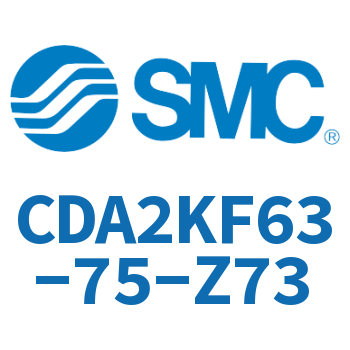 Rod side flanged standard cylinder-CDA2KF63-75-Z73