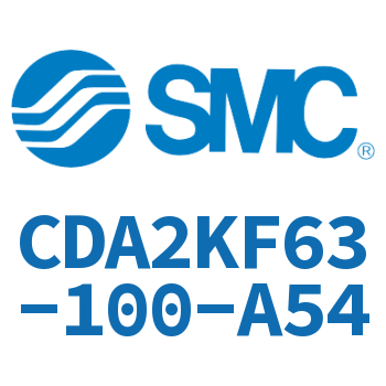 Rod side flanged standard cylinder-CDA2KF63-100-A54