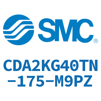 Standard cylinder without rod side flange-CDA2KG40TN-175-M9PZ