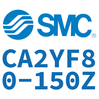 Rod side flanged smooth motion cylinder-CA2YF80-150Z