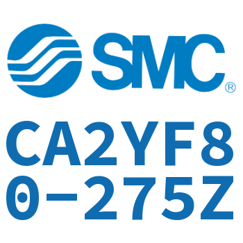 Rod side flanged smooth motion cylinder-CA2YF80-275Z