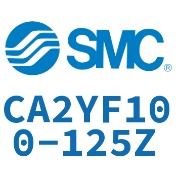 Rod side flanged smooth motion cylinder-CA2YF100-125Z