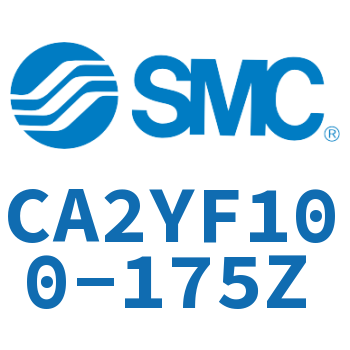 Rod side flanged smooth motion cylinder-CA2YF100-175Z