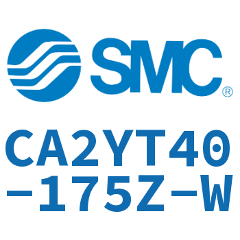 Middle trunnion type smooth motion cylinder-CA2YT40-175Z-W