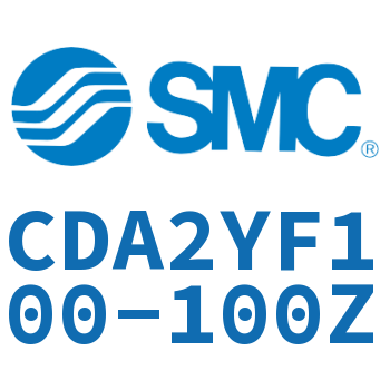 Rod side flanged smooth motion cylinder-CDA2YF100-100Z