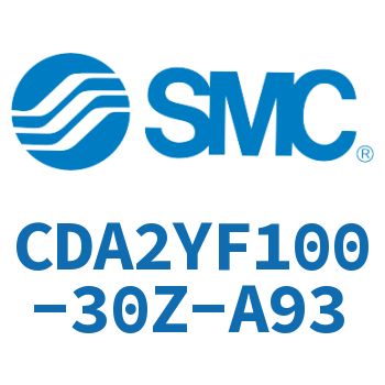 Rod side flanged smooth motion cylinder-CDA2YF100-30Z-A93