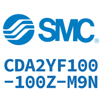 Rod side flanged smooth motion cylinder-CDA2YF100-100Z-M9N