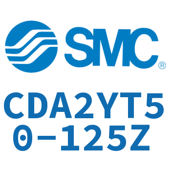 Middle trunnion type smooth motion cylinder-CDA2YT50-125Z