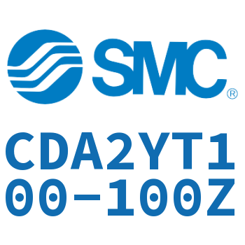 Middle trunnion type smooth motion cylinder CDA2YT100-100Z