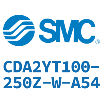 Middle trunnion type smooth motion cylinder-CDA2YT100-250Z-W-A54