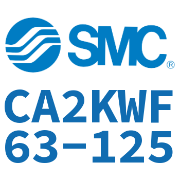 Rod side flanged standard cylinder-CA2KWF63-125