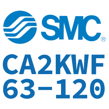 Rod side flanged standard cylinder-CA2KWF63-120