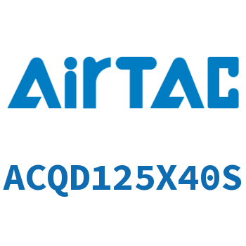 Double outlet thin cylinder-ACQD125X40S