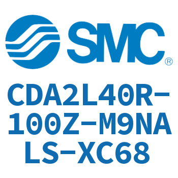 Axial pedestal type standard cylinder-CDA2L40R-100Z-M9NALS-XC68