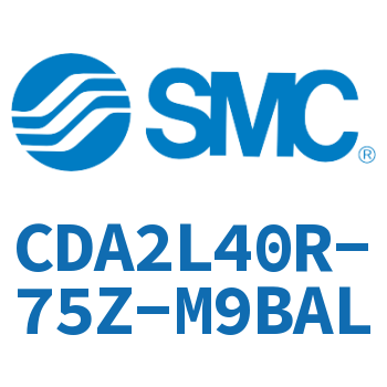 Axial pedestal type standard cylinder-CDA2L40R-75Z-M9BAL