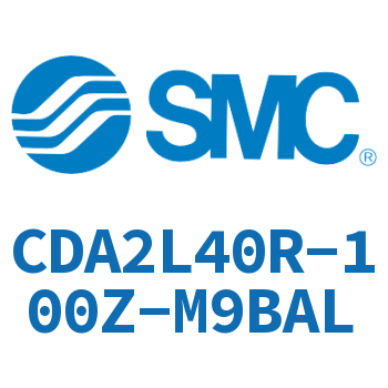 Axial pedestal type standard cylinder-CDA2L40R-100Z-M9BAL