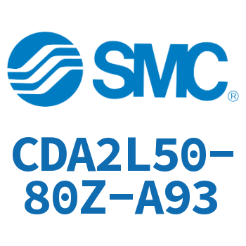 Axial pedestal type standard cylinder-CDA2L50-80Z-A93