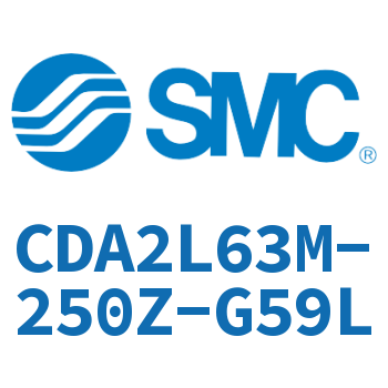 Axial pedestal type standard cylinder-CDA2L63M-250Z-G59L