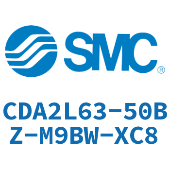 Axial pedestal type standard cylinder CDA2L63-50BZ-M9BW-XC8