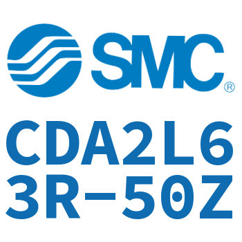 Axial pedestal type standard cylinder-CDA2L63R-50Z