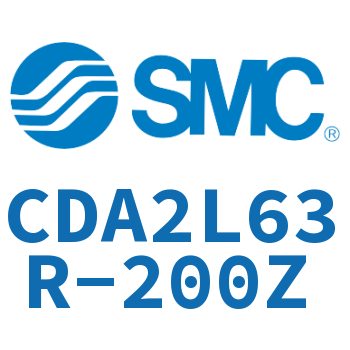 Axial pedestal type standard cylinder-CDA2L63R-200Z