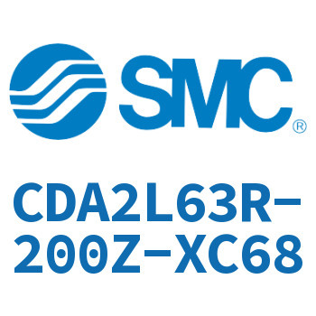 Axial pedestal type standard cylinder-CDA2L63R-200Z-XC68