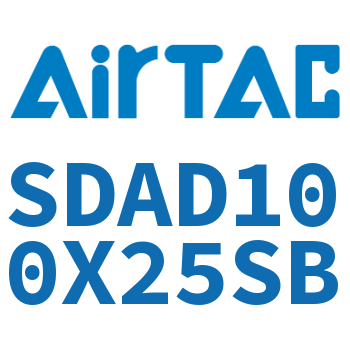 Double outlet thin cylinder-SDAD100X25SB