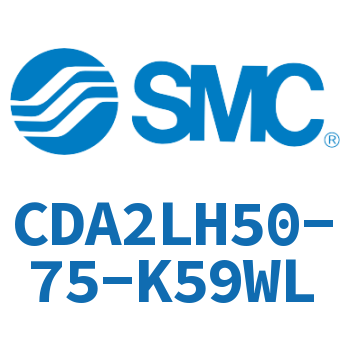 Axial pedestal type standard cylinder-CDA2LH50-75-K59WL